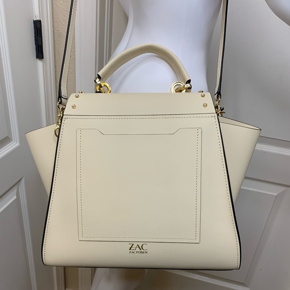 Zac Zac Posen Earth Pearls Top Handle Leather Bag - Picture 4 of 12